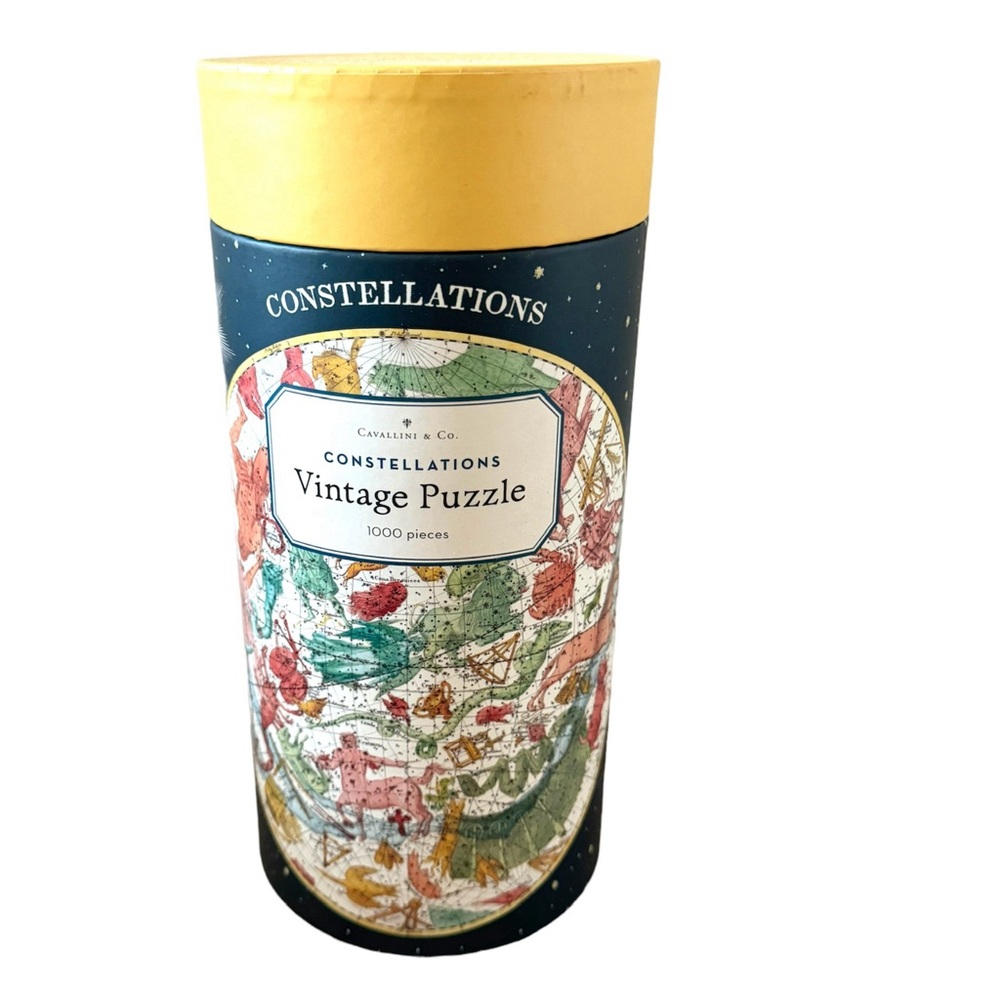 Cavallini Papers & Co. Constellations 1,000 Piece Puzzle solar system game toy